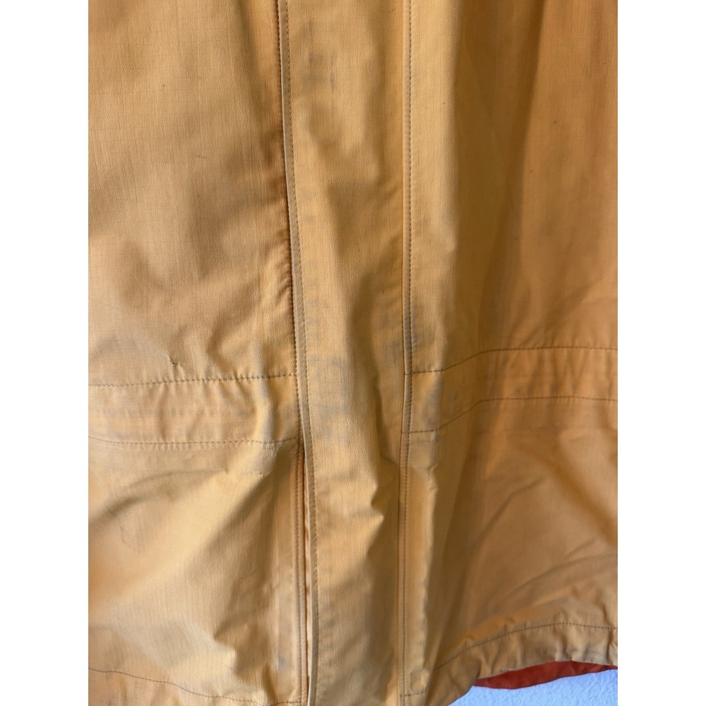 Mountain Equipment Co-op Gore-Tex Jacket Mens XL Orange Yellow Vintage Shell - Picture 3 of 12